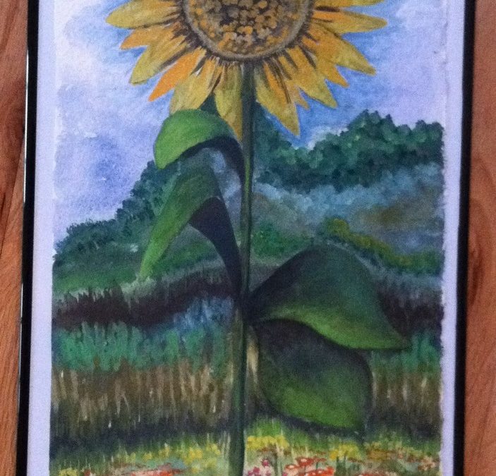 Sunflower Standing Tall