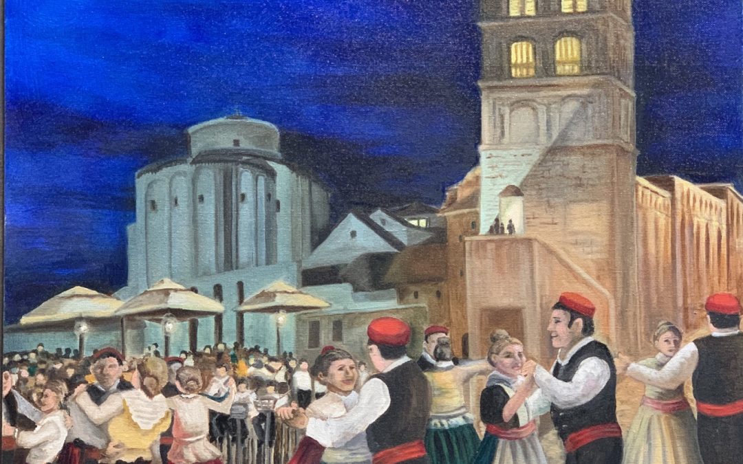 Dancers in Zadar, Croatia